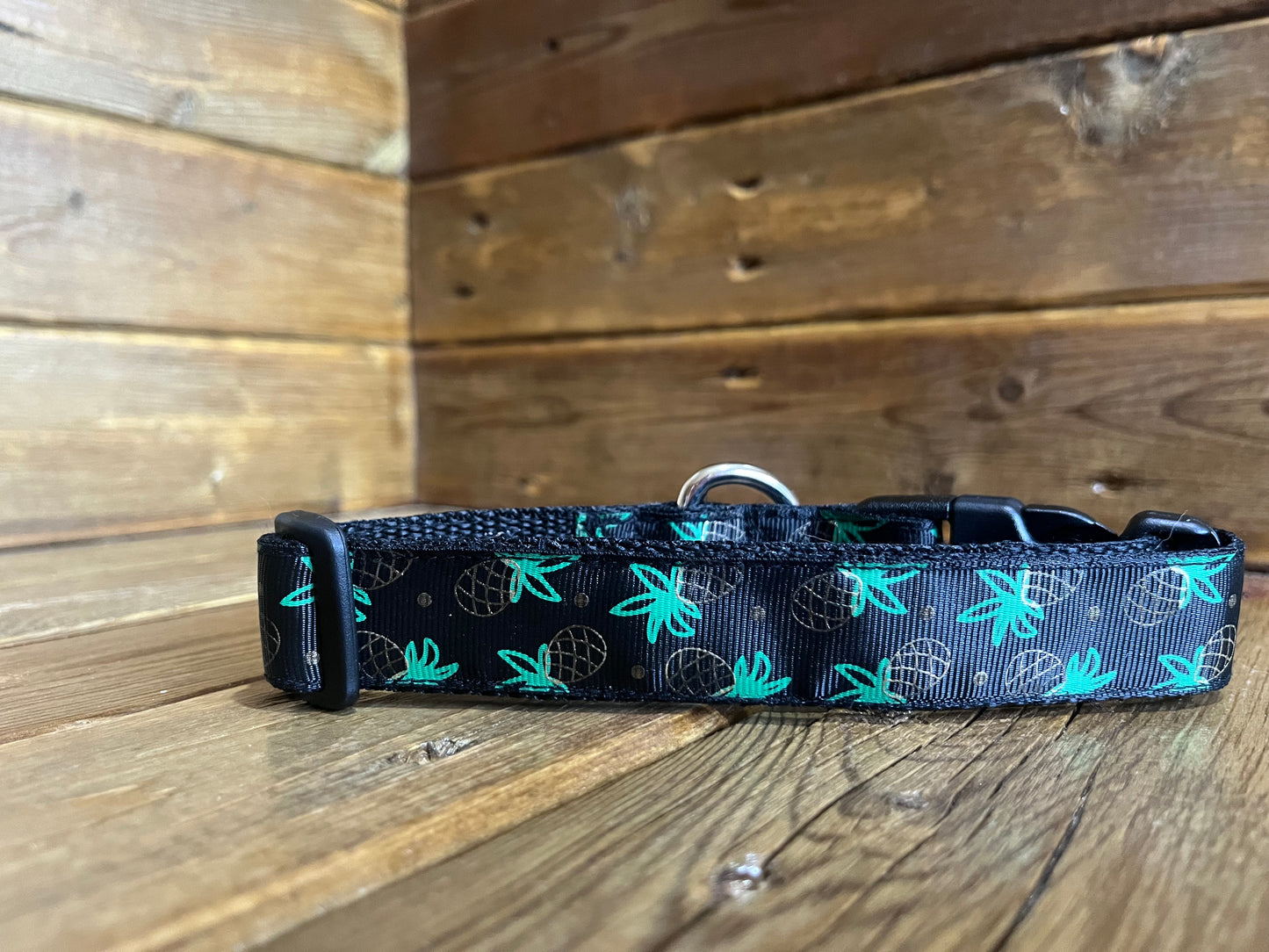 Collier à clip - Ananas noir M