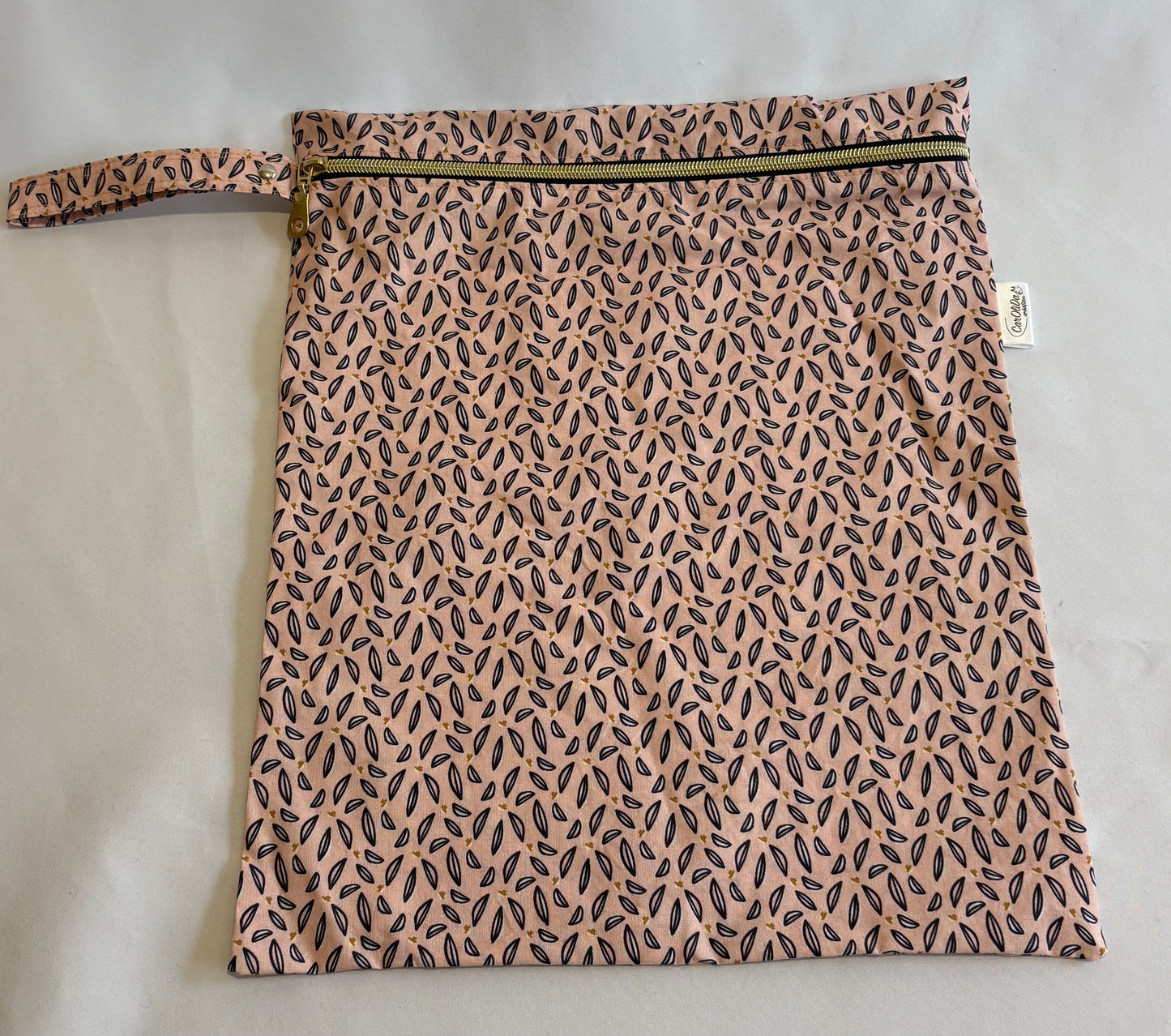 Wet bag Feuille rose