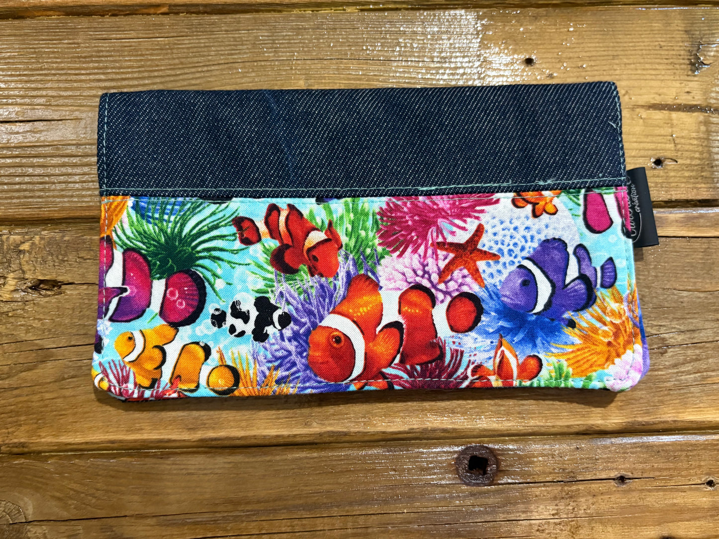 Protège carnet santé - Bande Poisson et corail