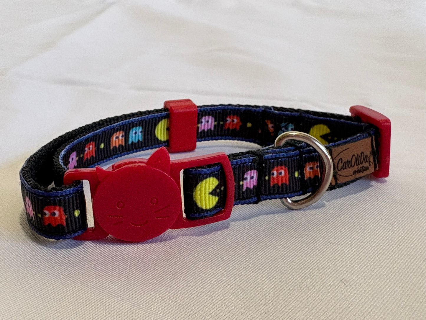 Collier pour chat Pac-man (7 à 12 pouces)
