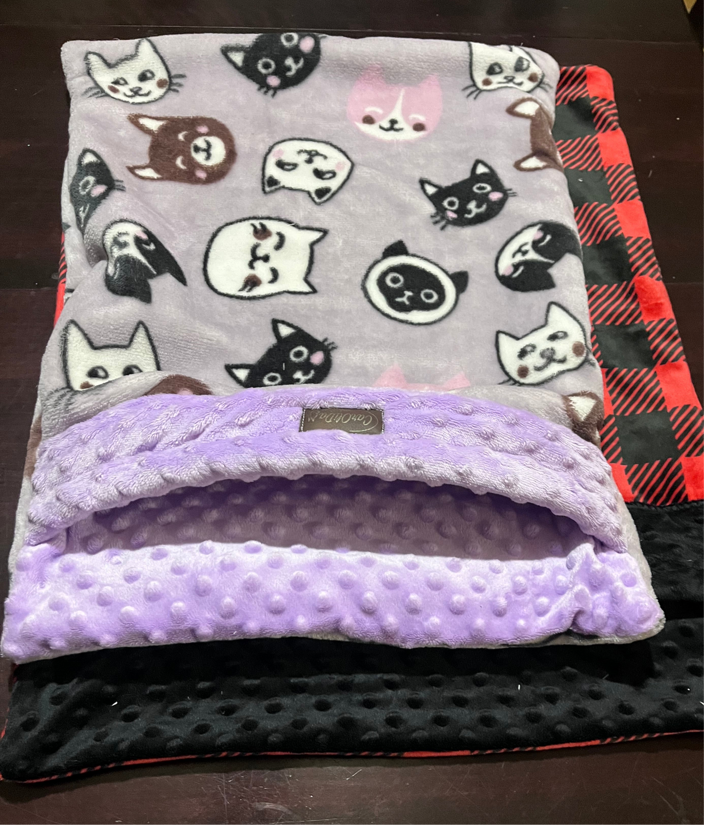 Sac de couchage - Chat mauve Petit