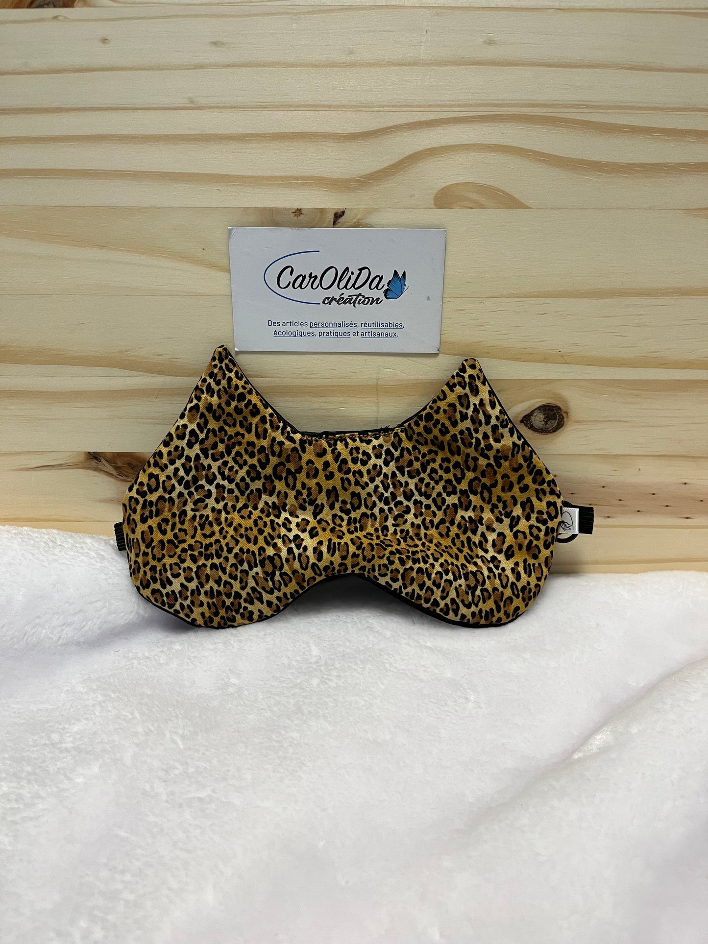Masque de sommeil - Léopard