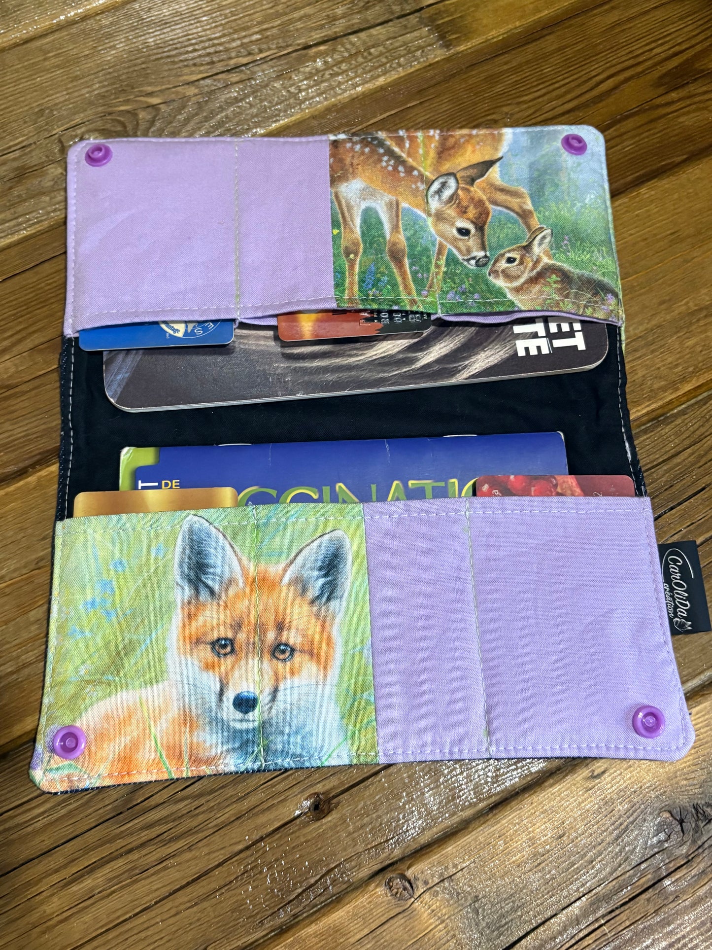 Protège carnet santé Animaux sauvages (Renard)