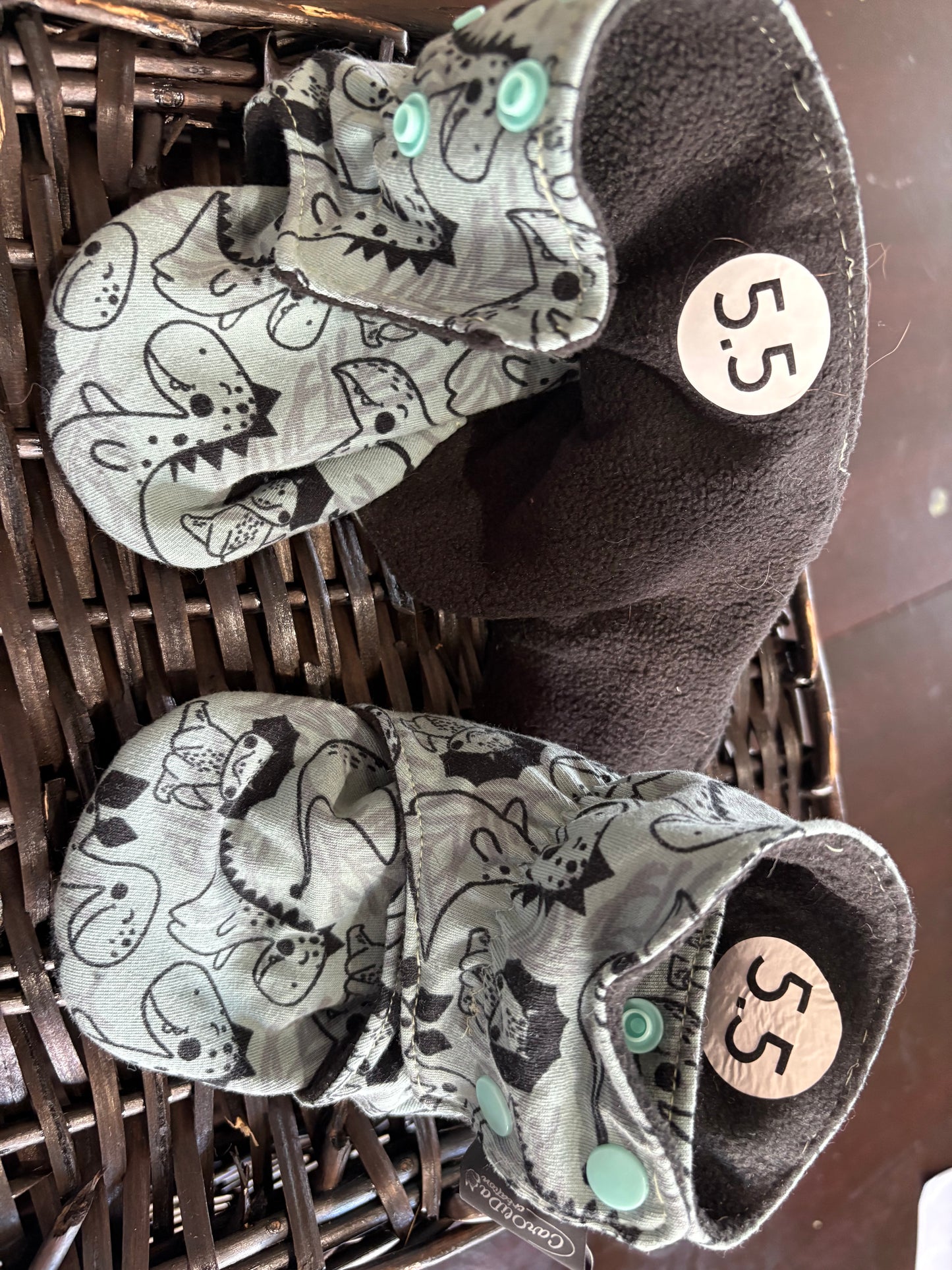 Pantoufles dinosaures