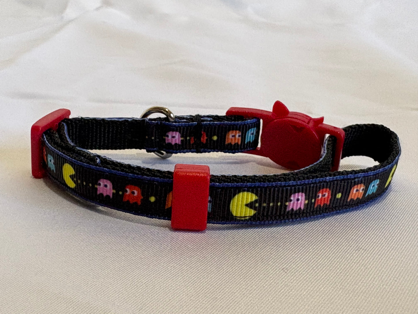 Collier pour chat Pac-man (7 à 12 pouces)
