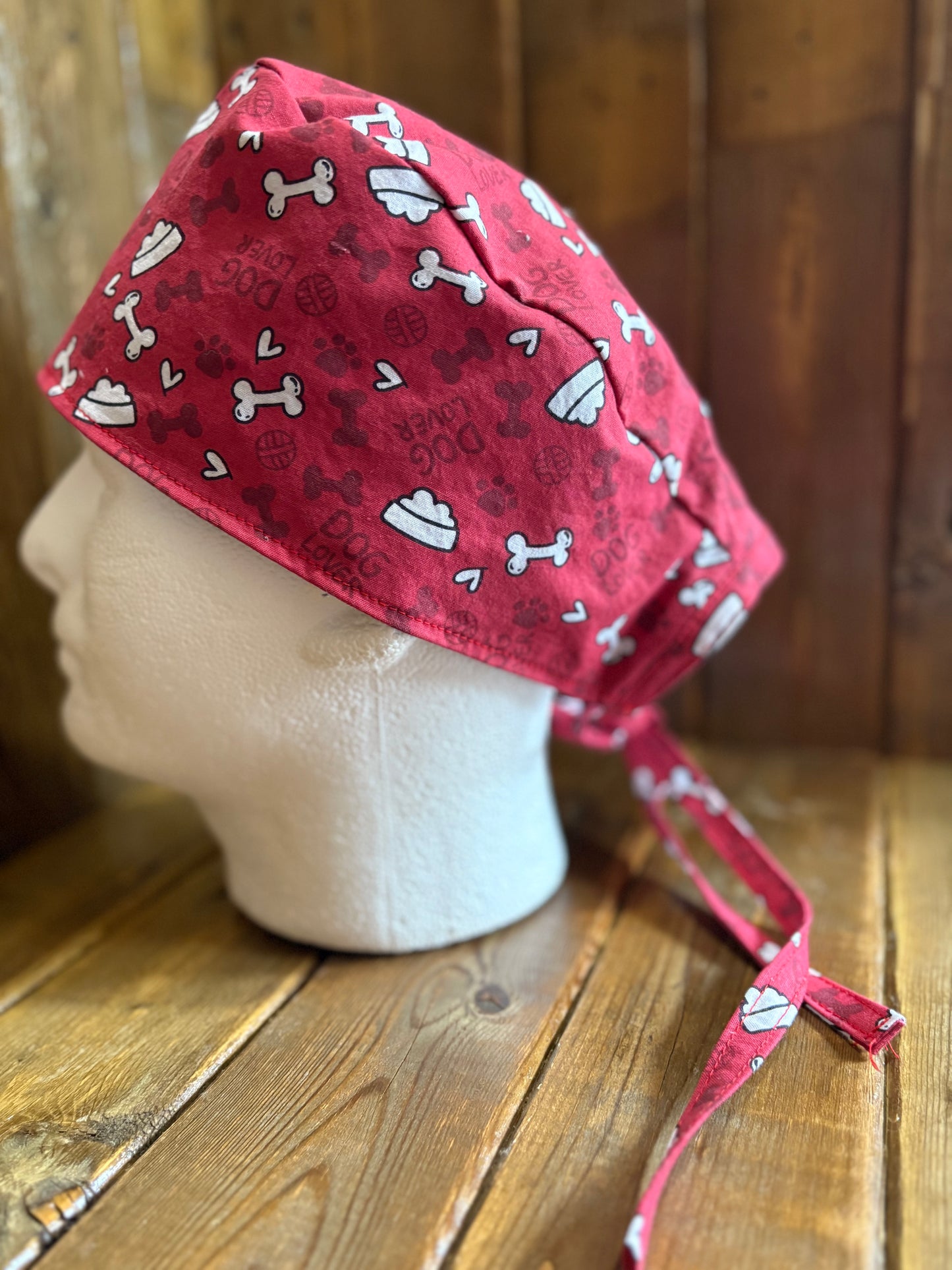 Chapeau de chirurgie - lover dog- cheveux court
