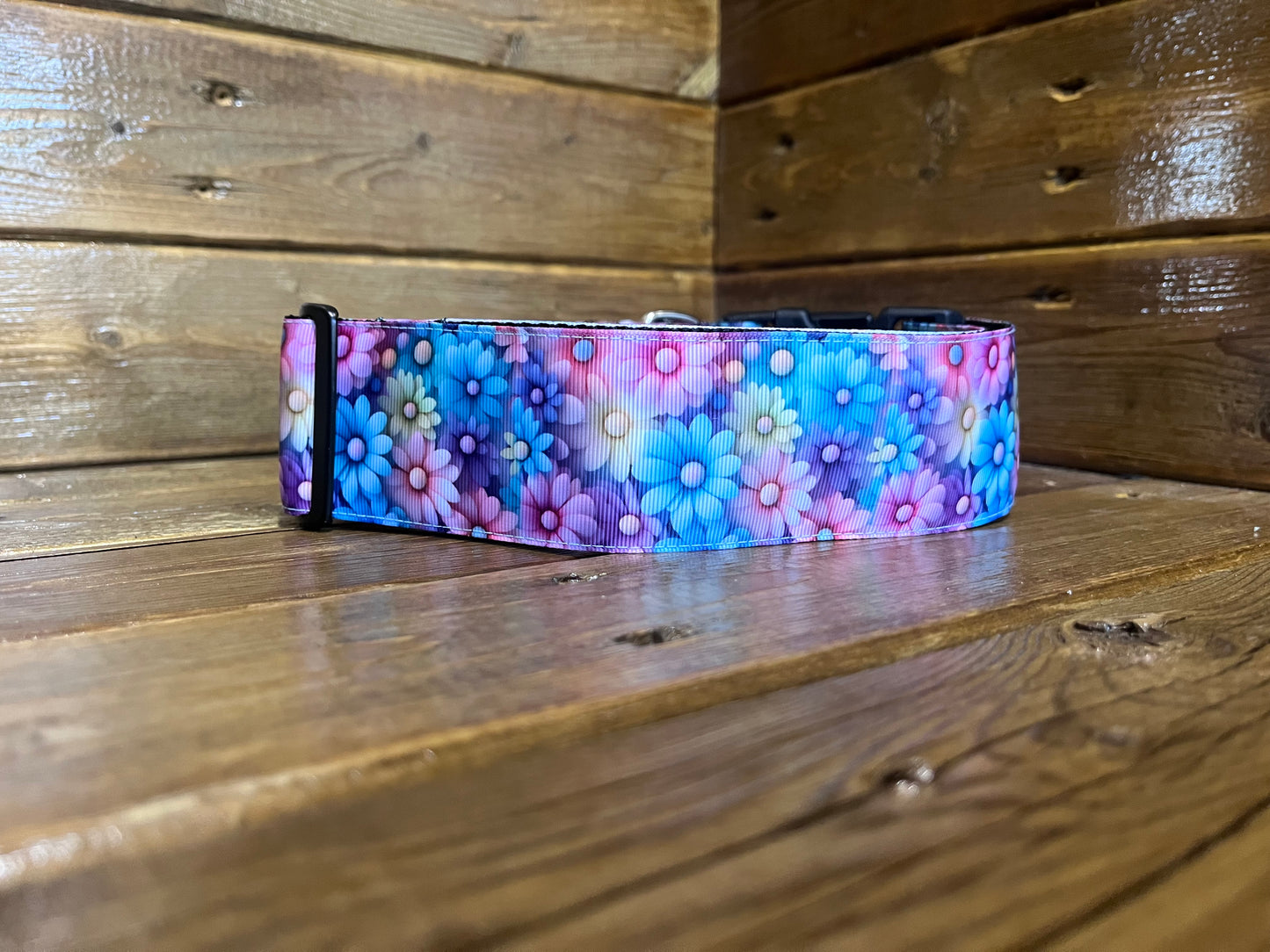 Collier à clip - Fleurs XL
