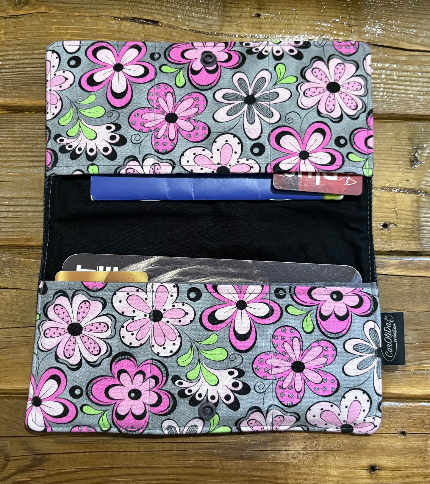 Protège carnet santé - Bande animaux Fleur