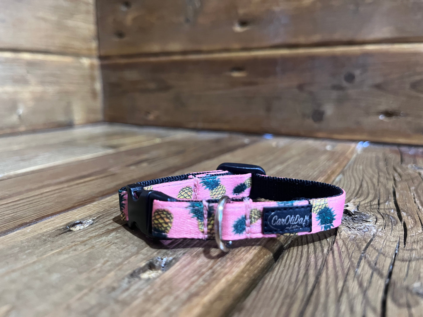 Collier à clip - Ananas rose XXS