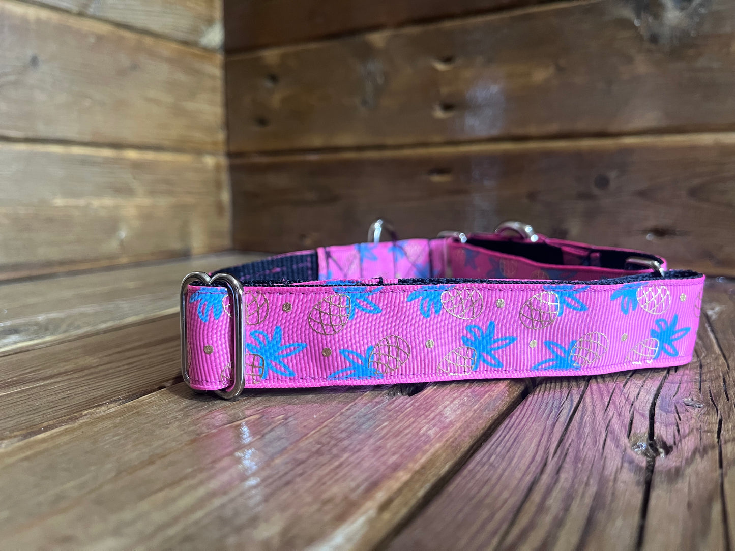 Collier Martingale - Ananas rose M