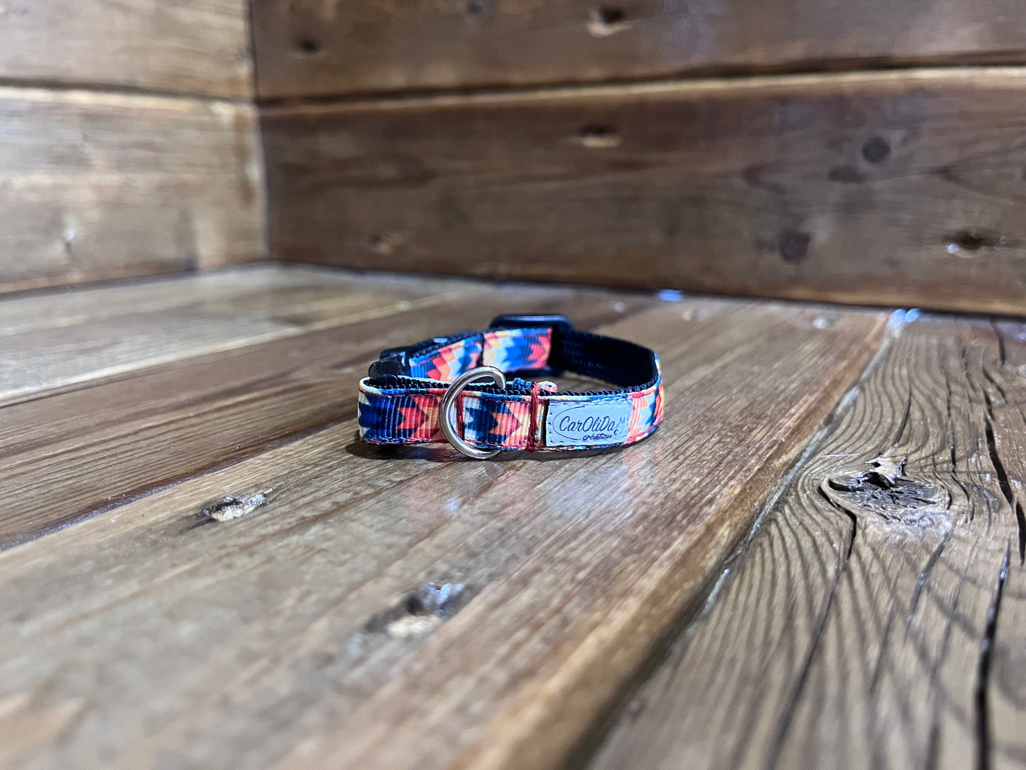 Collier à clip -Flèche bleue Xxs