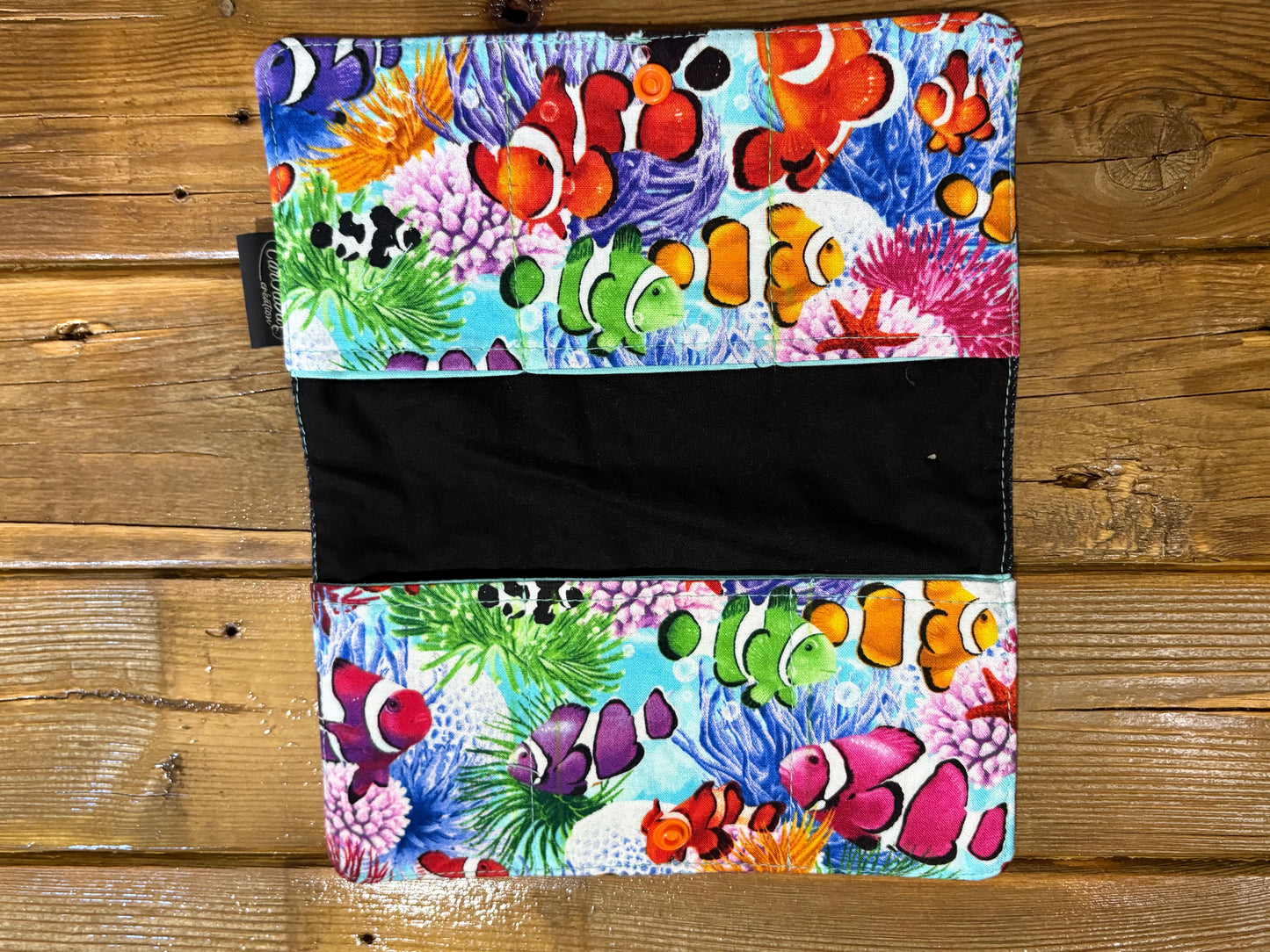 Protège carnet santé - Bande Poisson et corail