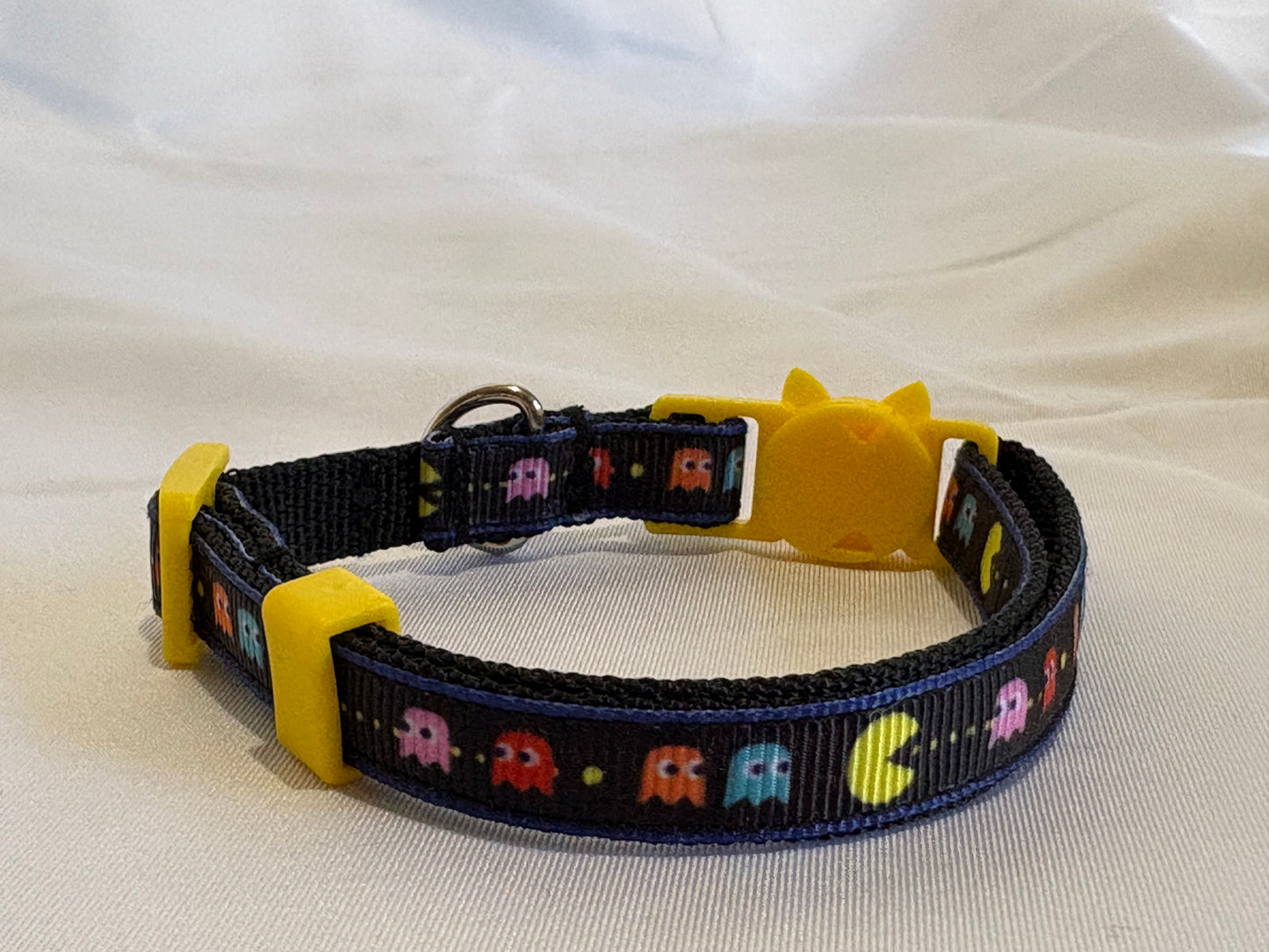 Collier pour chat Pac-man (7 à 12 pouces)