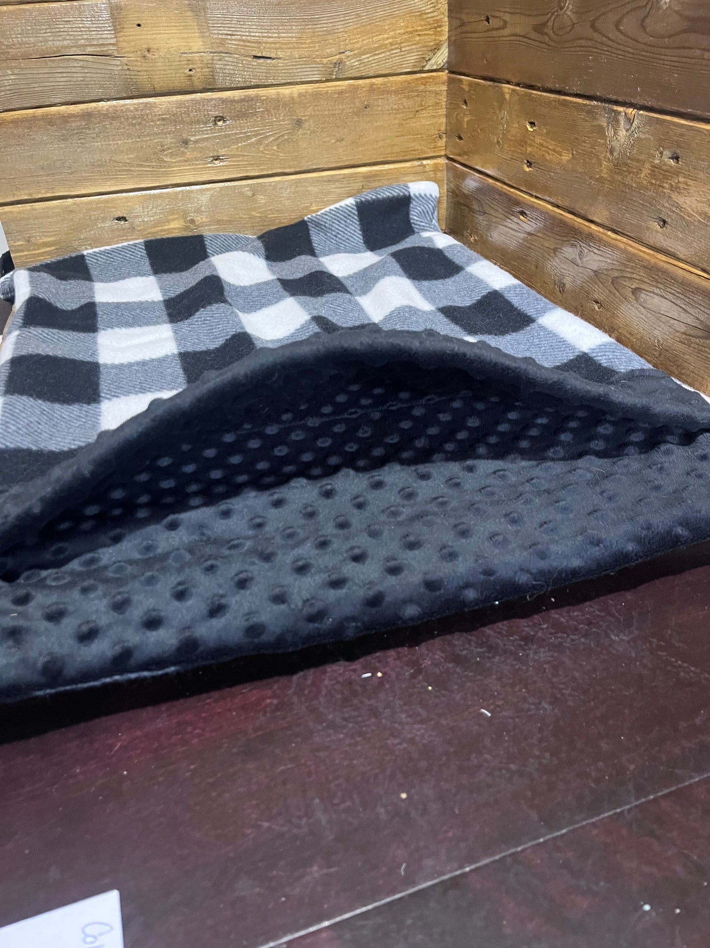 Sac de couchage- Carreauté N&b Régulier