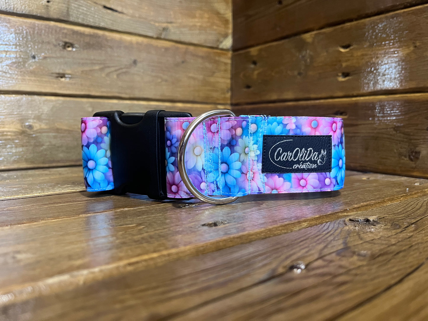 Collier à clip - Fleurs XL