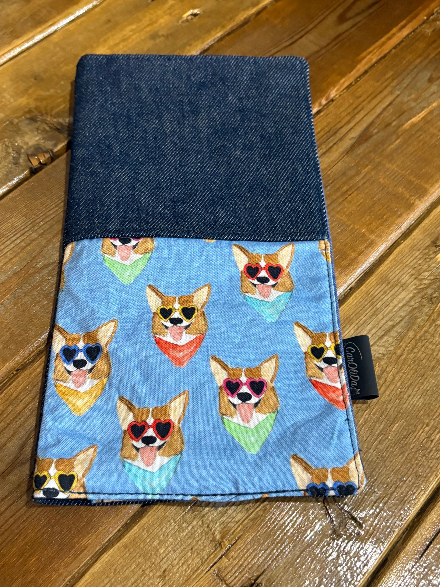 Protège carnet corgi