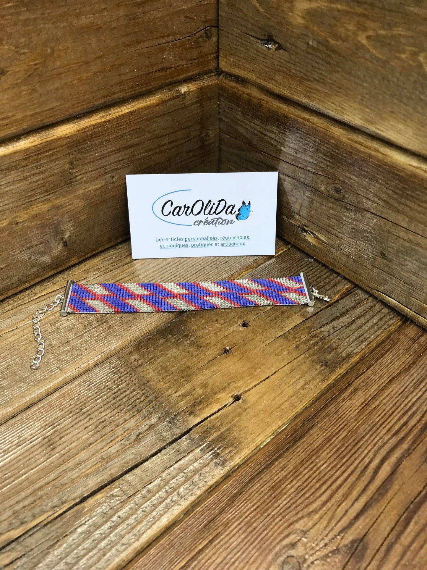 Bracelet Bleu-argent