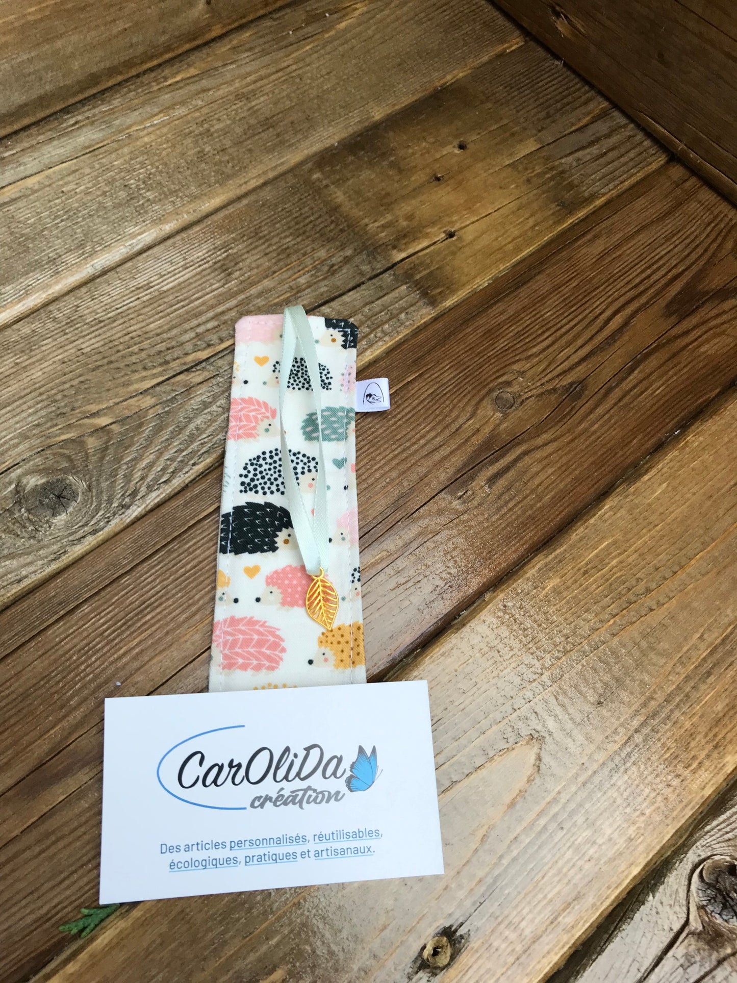 Marque page Hérisson