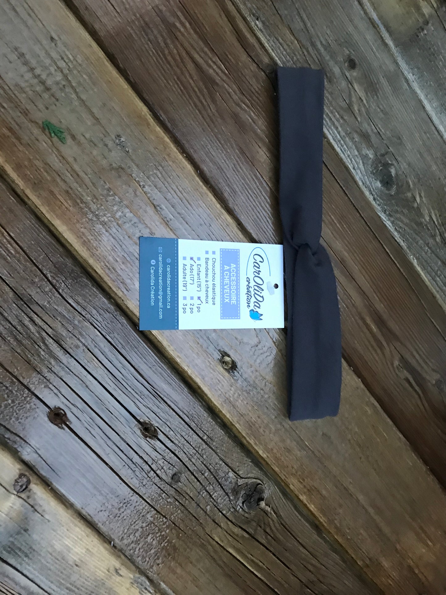 Bandeau cheveux Ado 1"