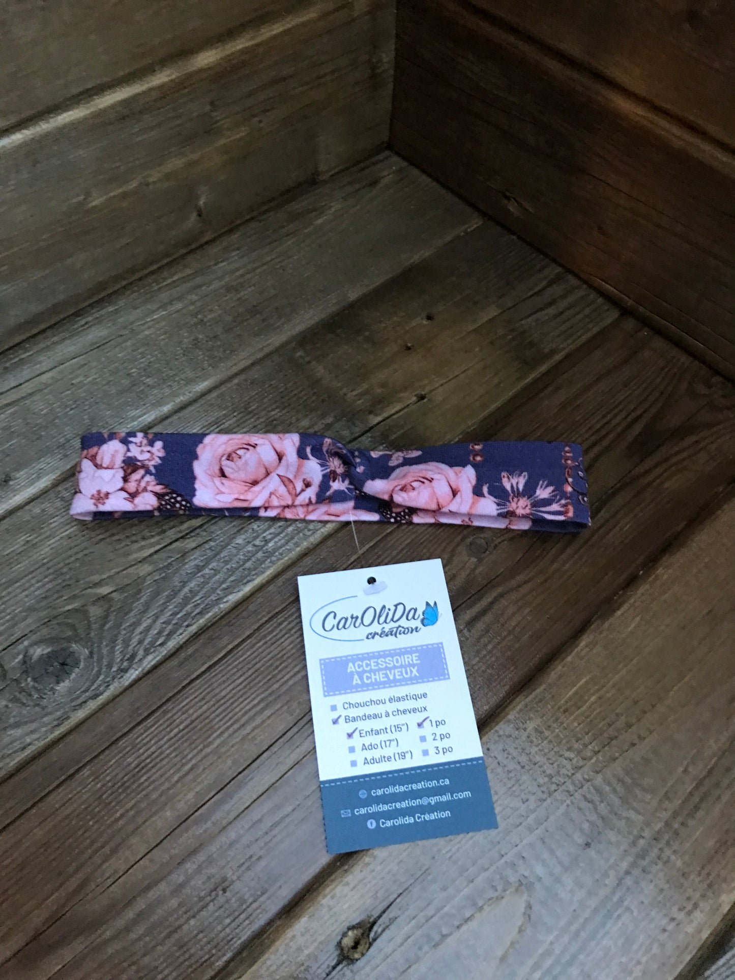 Bandeau cheveux Bébé/Enfant 1"