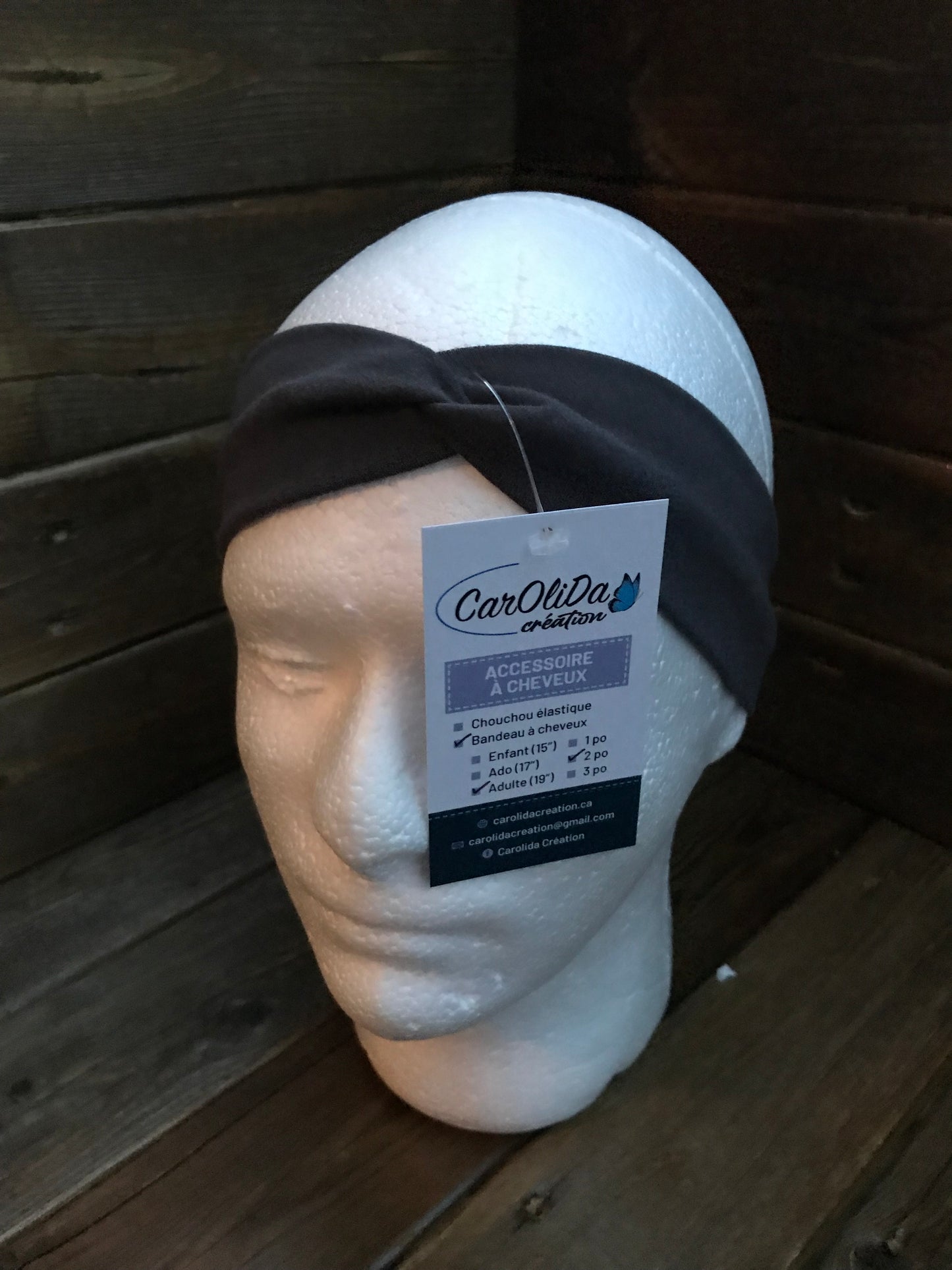 Bandeau cheveux Adulte 2"