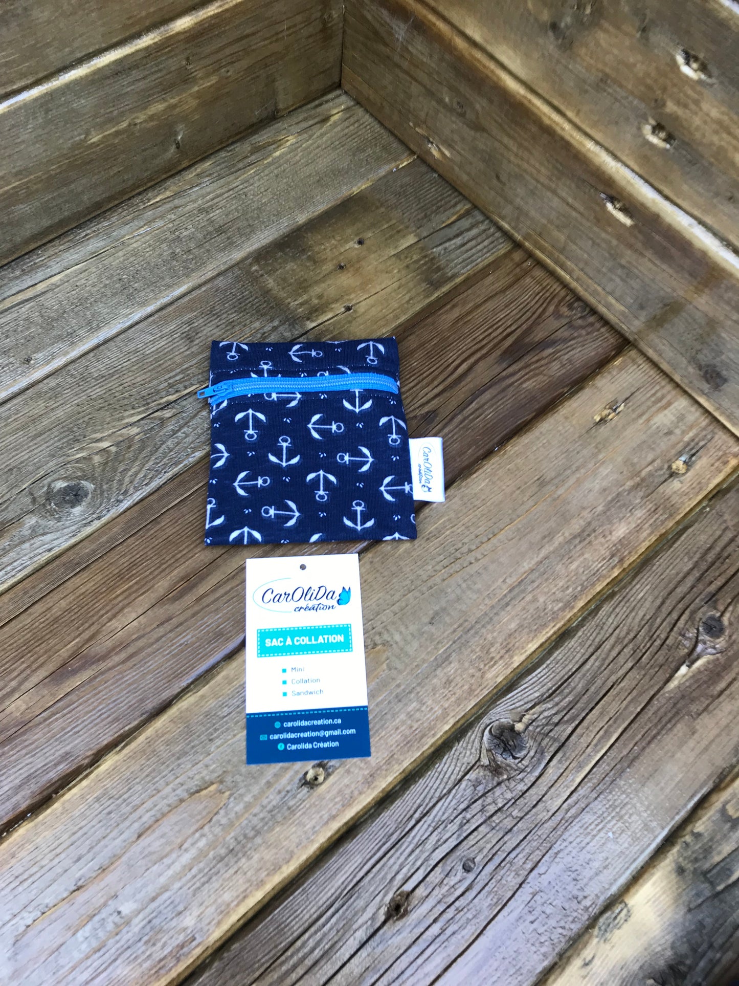 Sac réutilisable Format mini- ancre