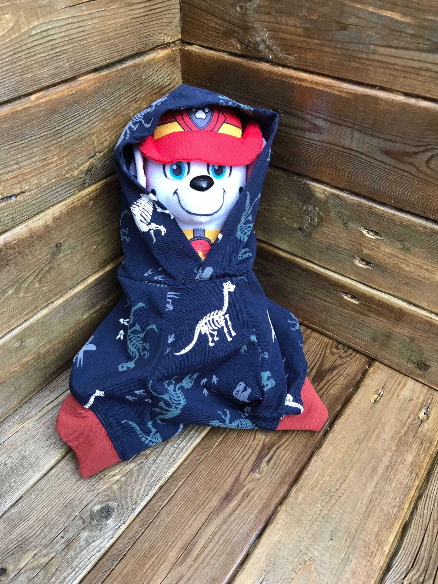 Hoodie chien - Dinosaure