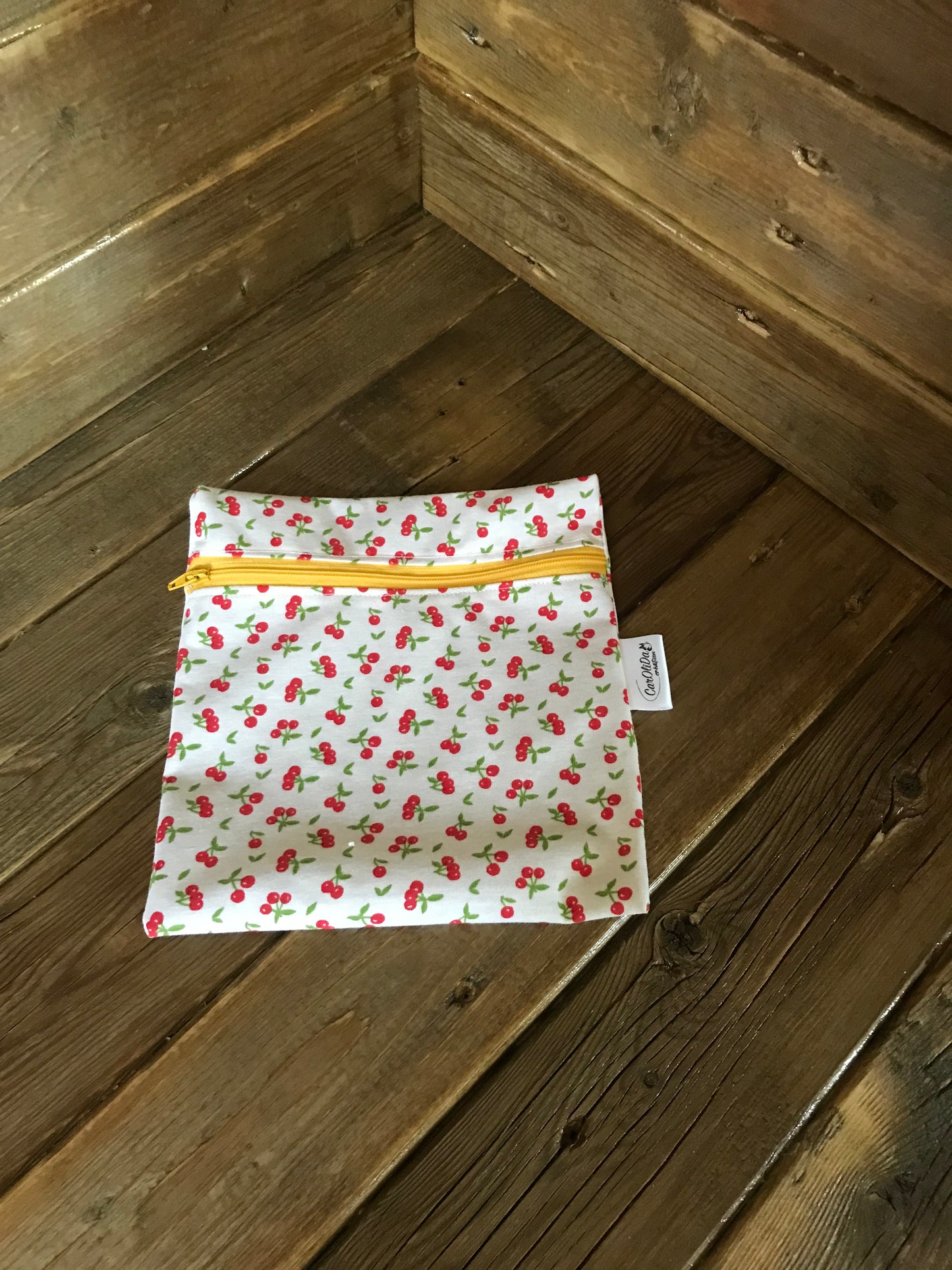 Sac réutilisable Format sandwich- Cerise