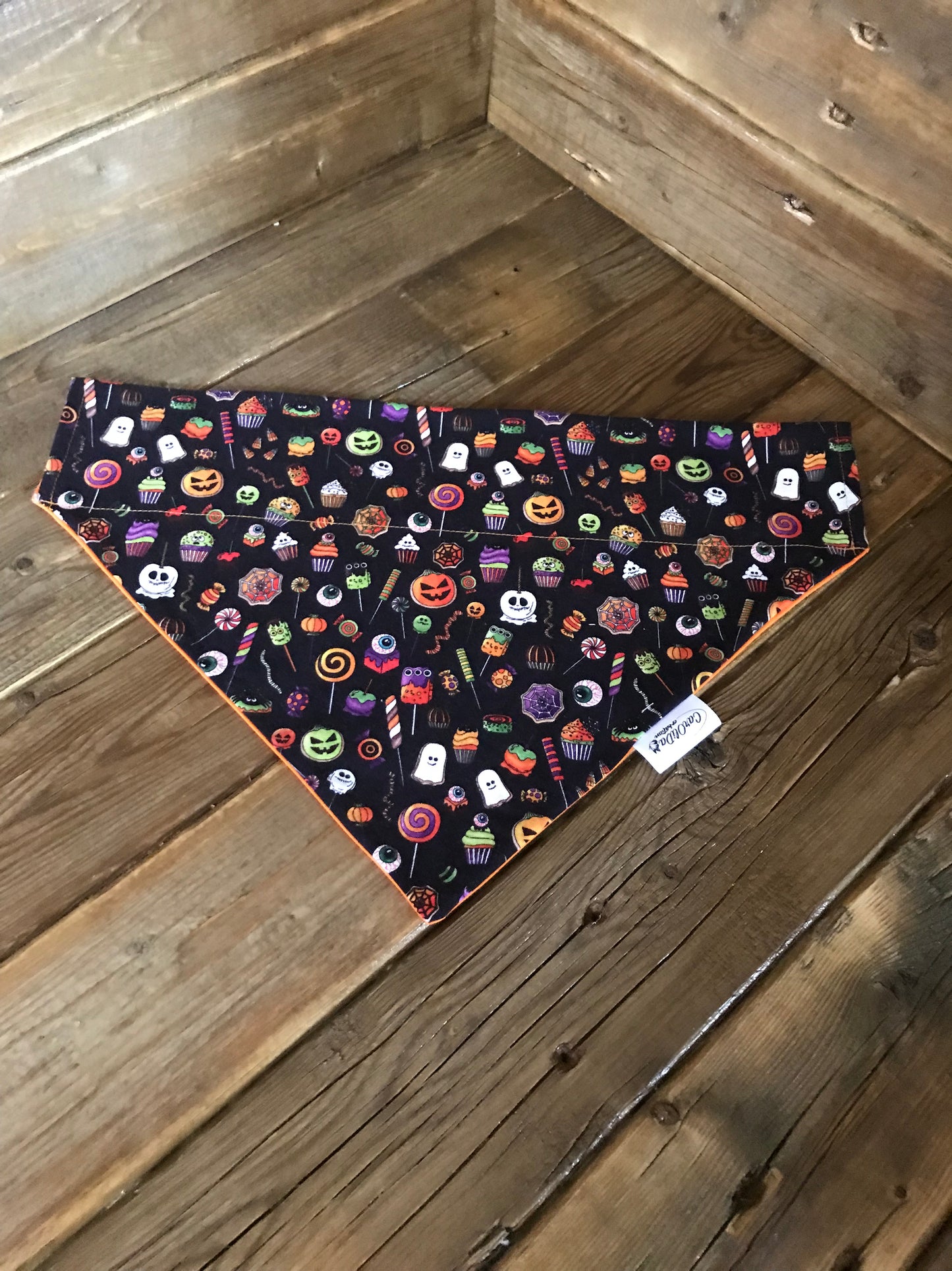 Bandana pour collier réversible-Halloween