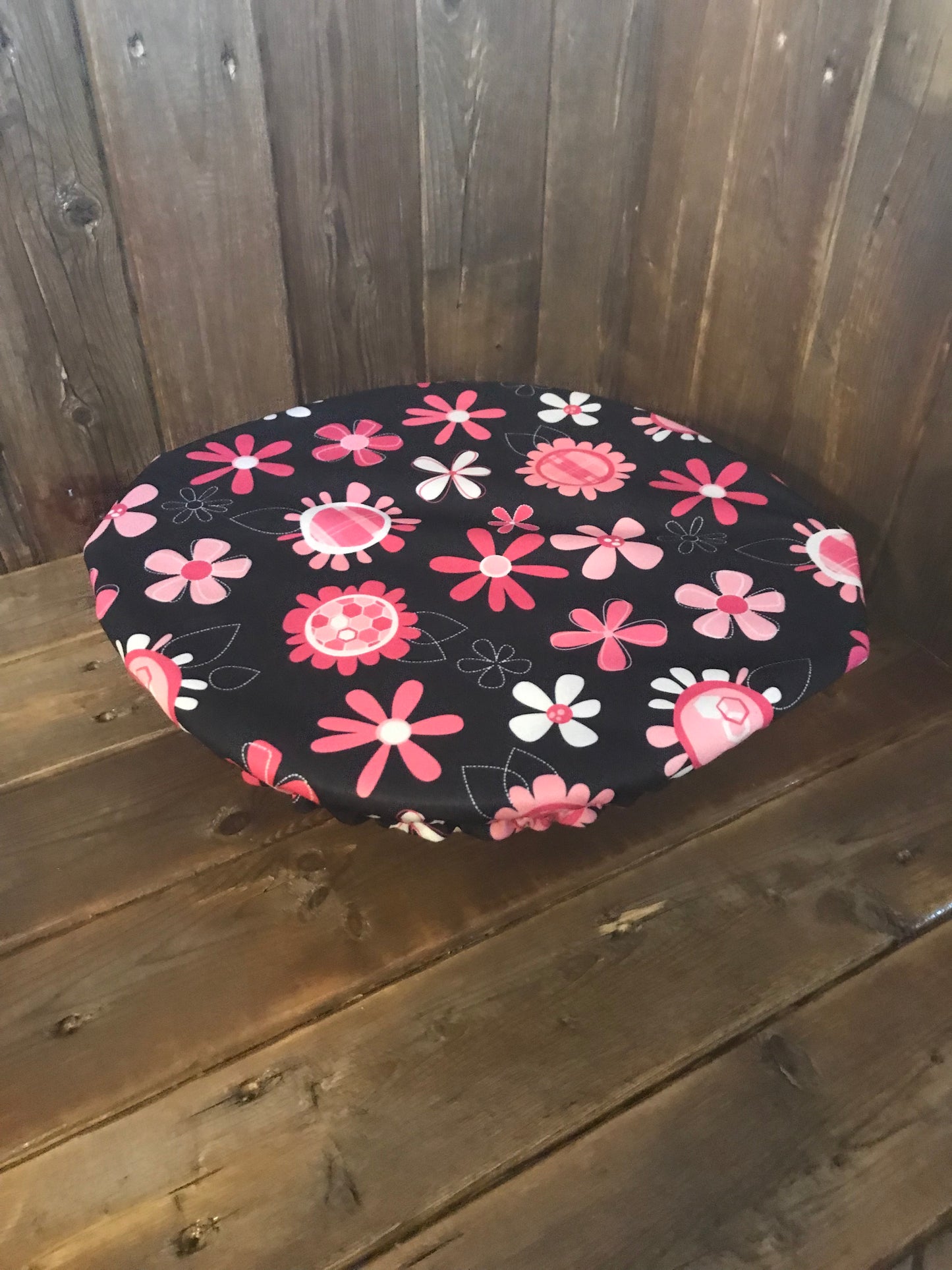 Couvre bol réversible -Fleurs-Large