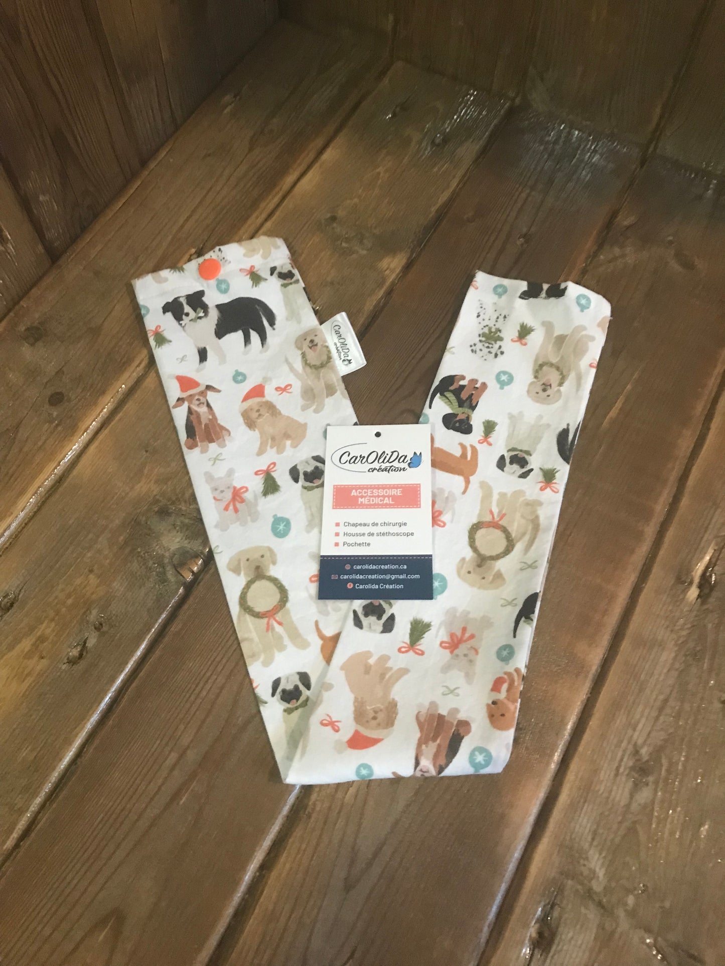 Housse stéthoscope chien hiver