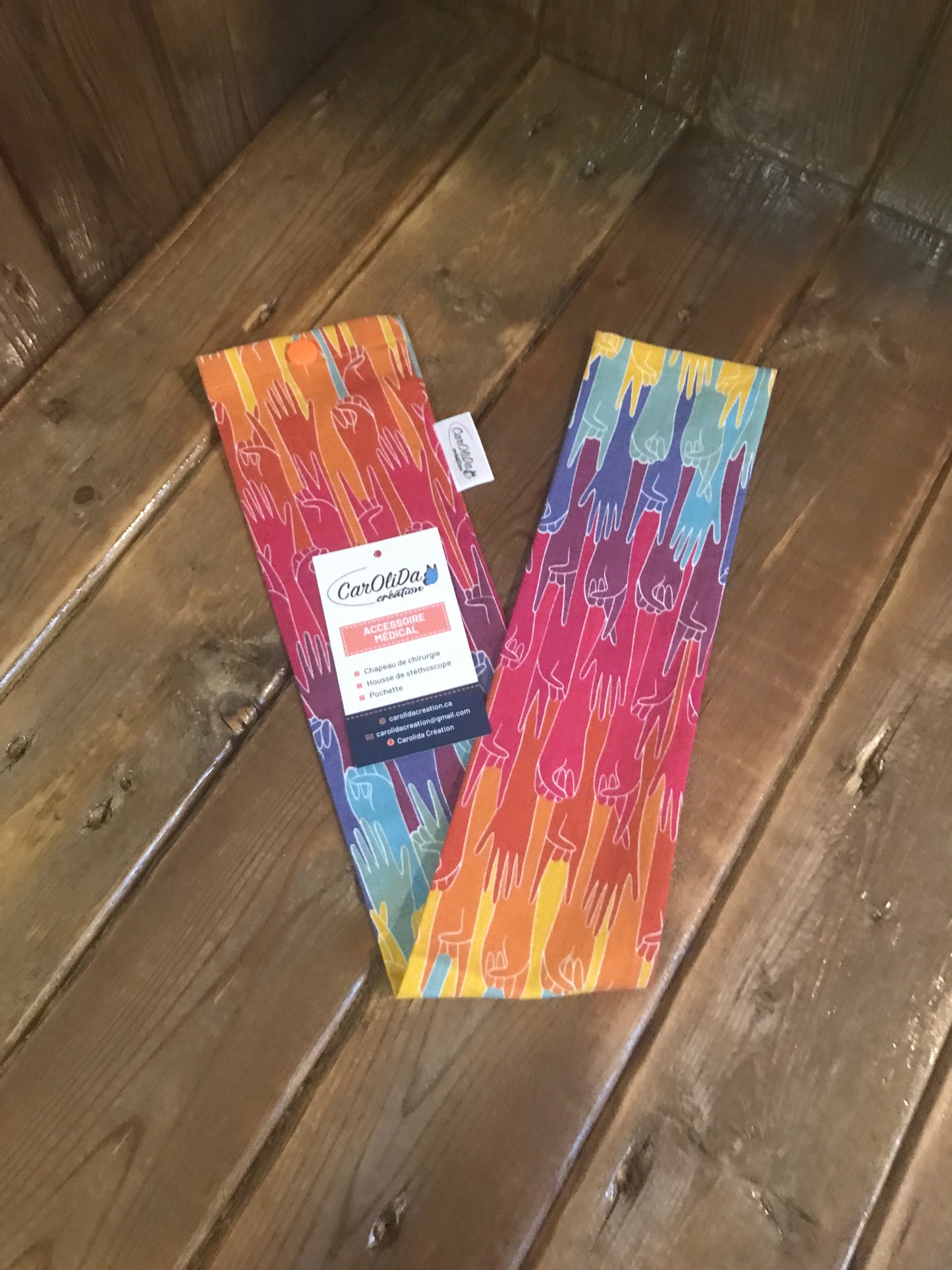 Housse stéthoscope main