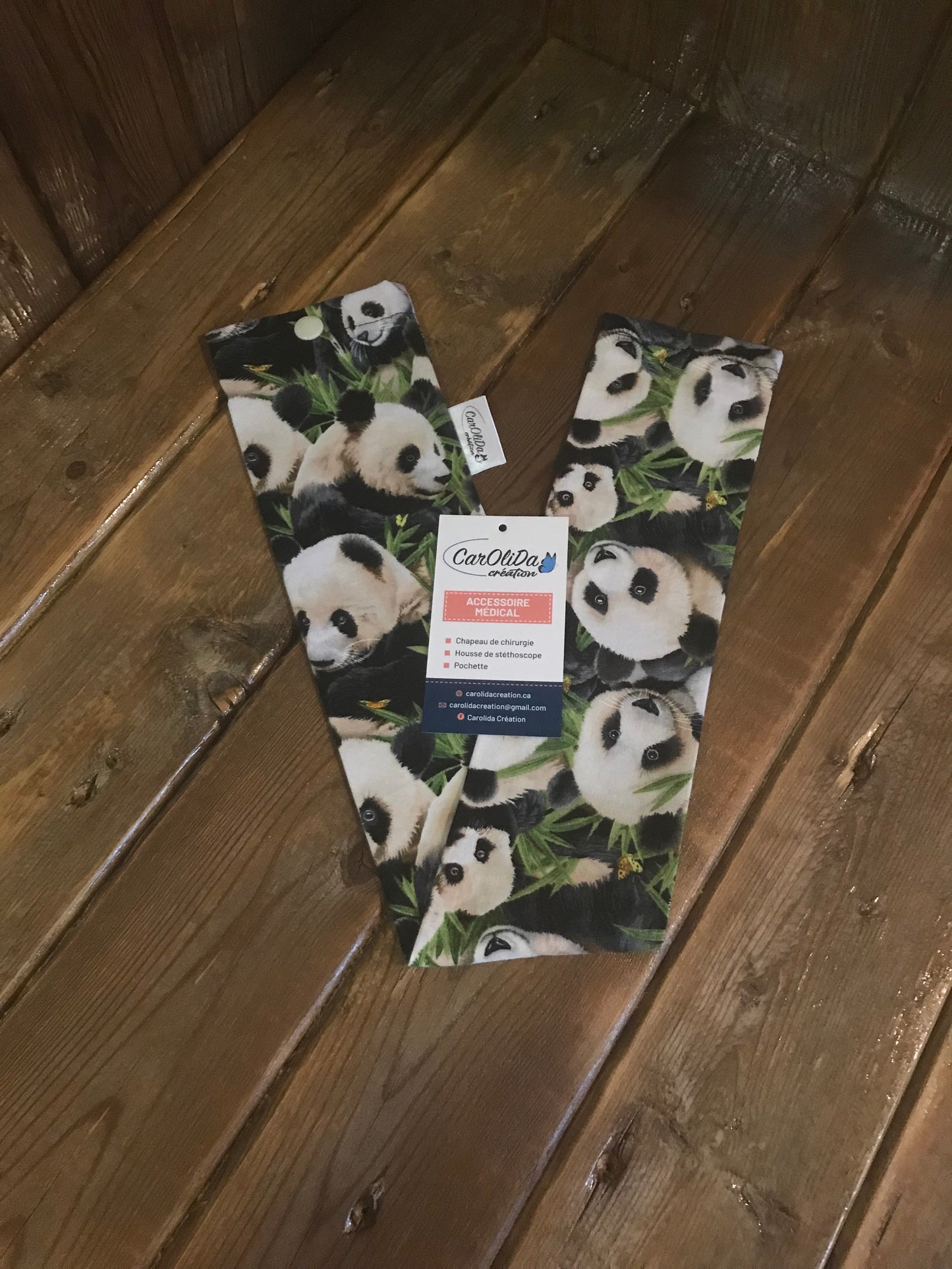 Housse stéthoscope panda