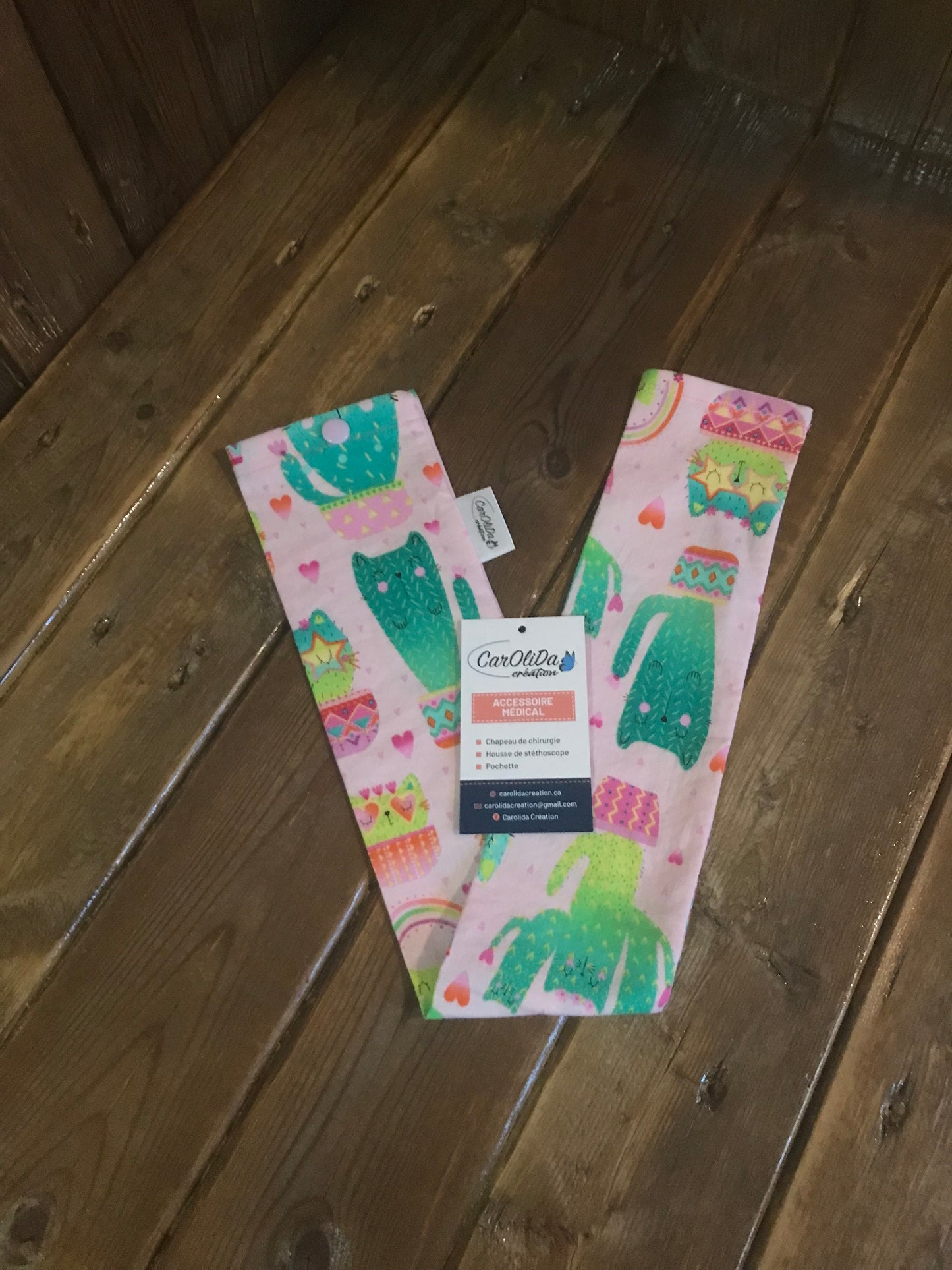 Housse stéthoscope cactus