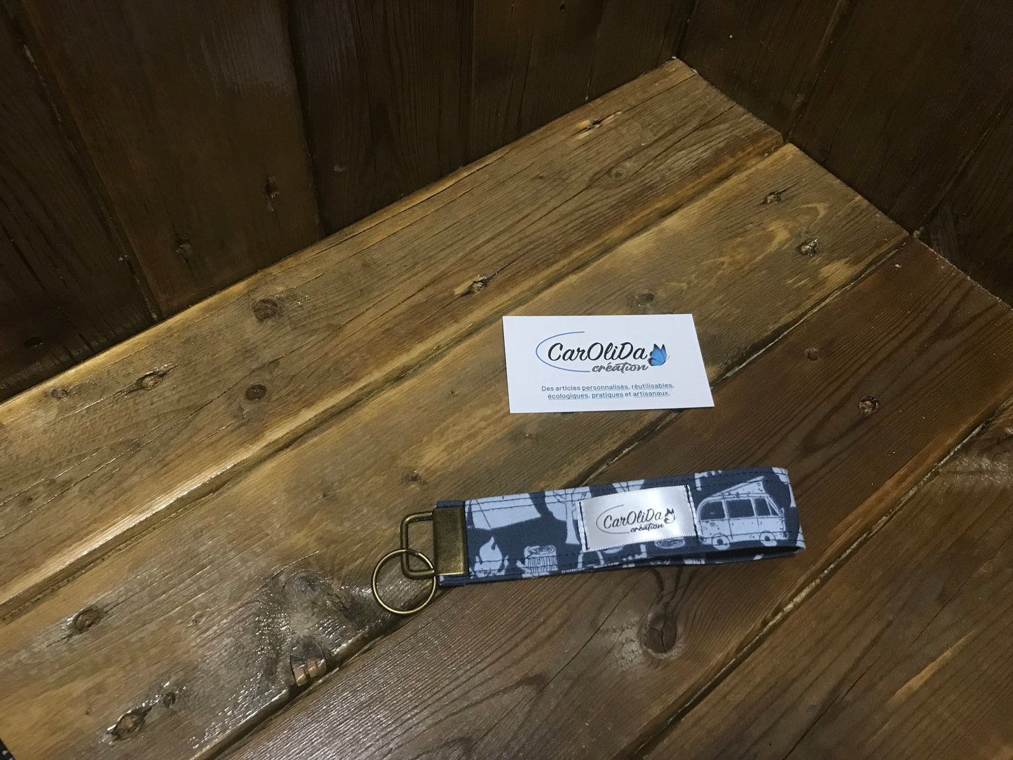 Porte clé Camping