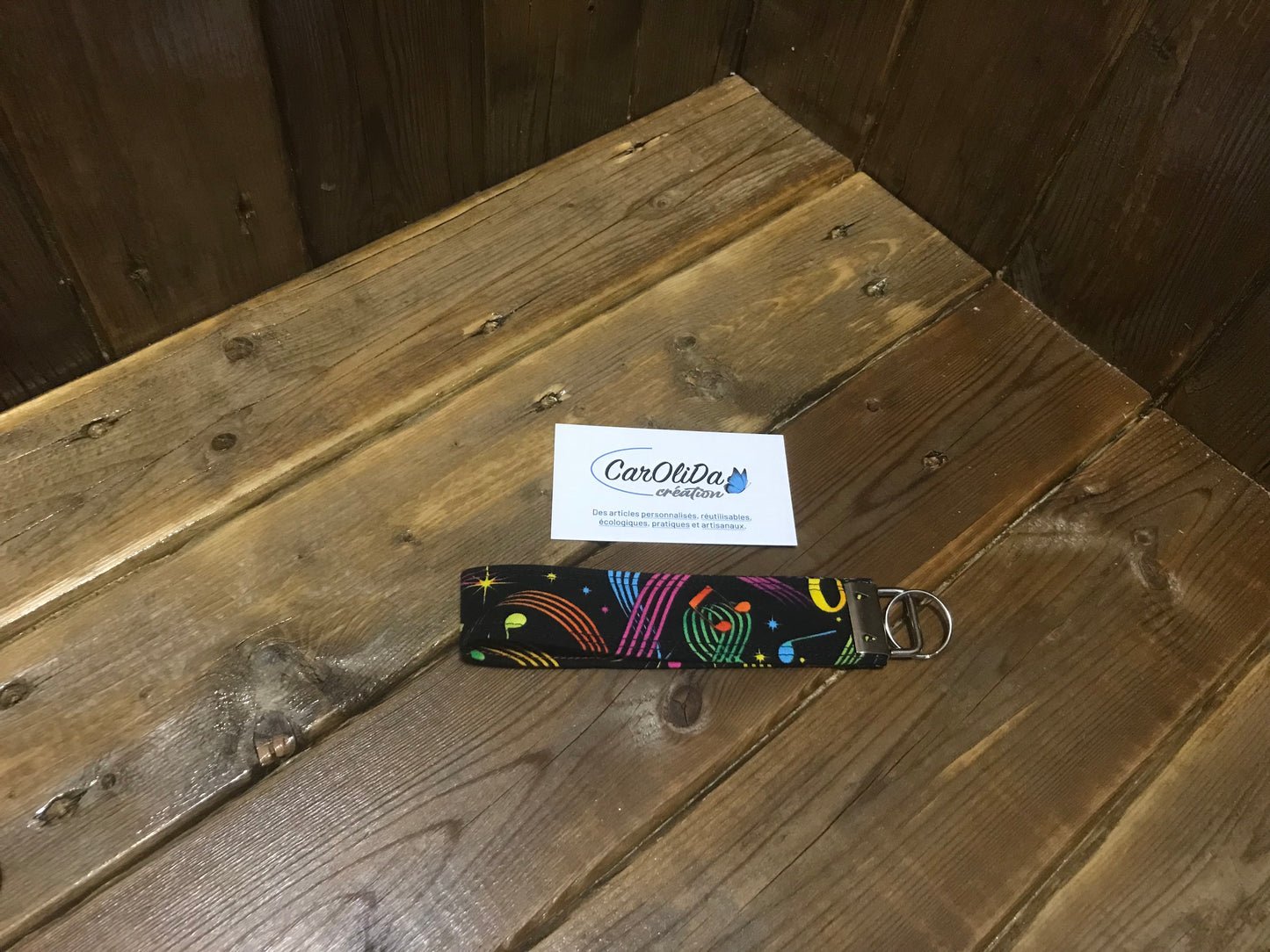 Porte clé note musique