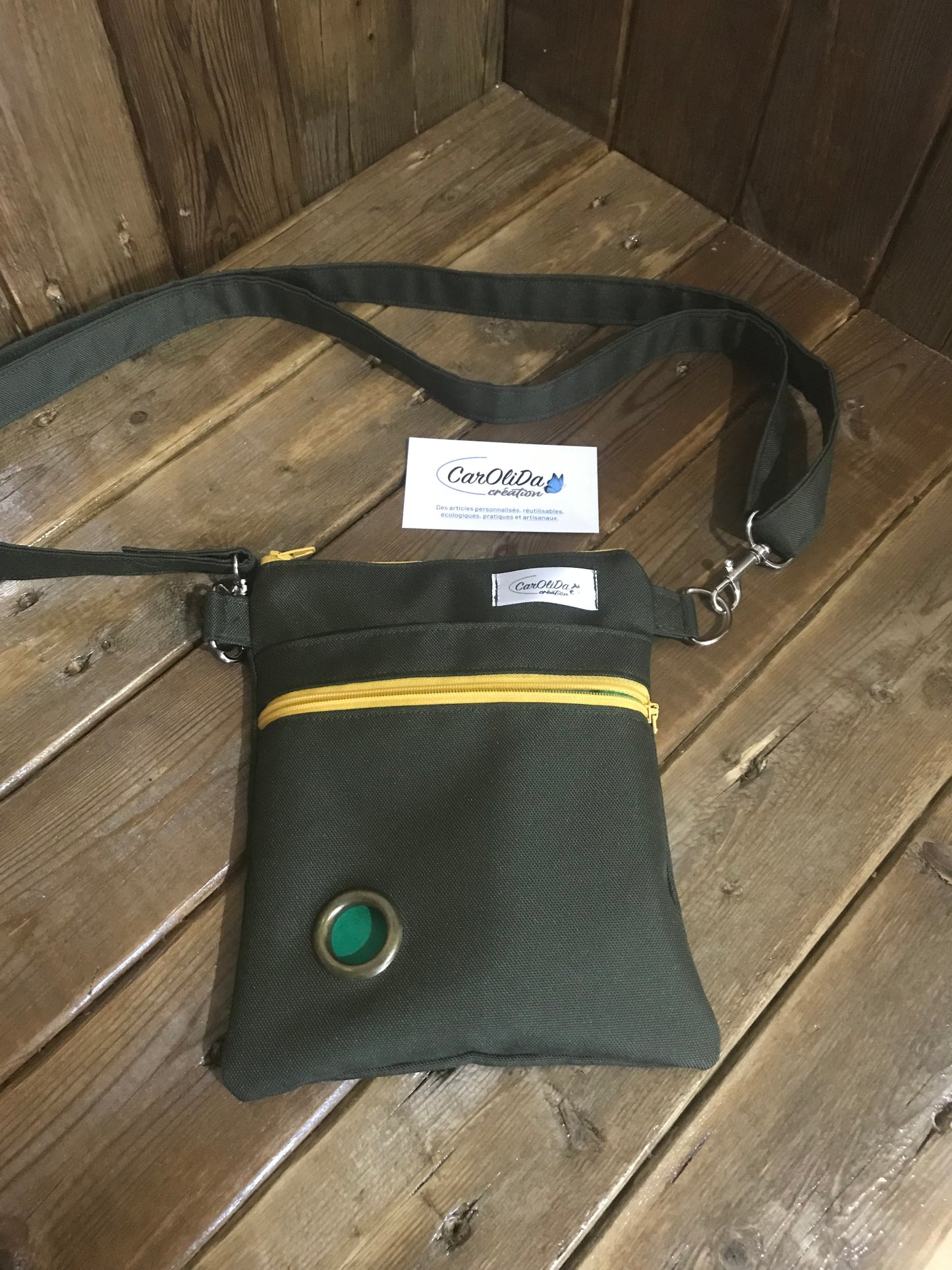 Sac de promenade- Vert armé