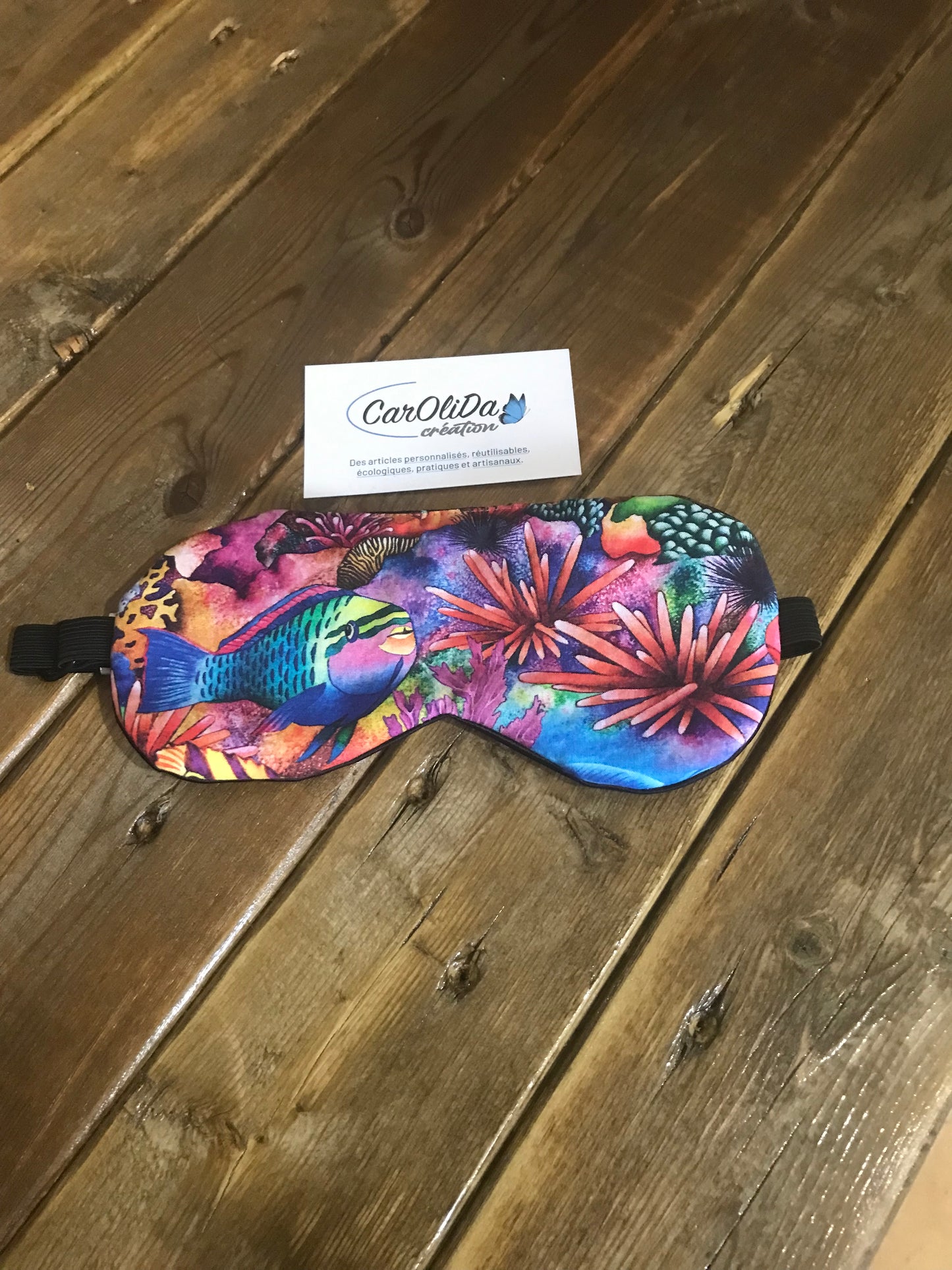 Masque de sommeil - Aquarium