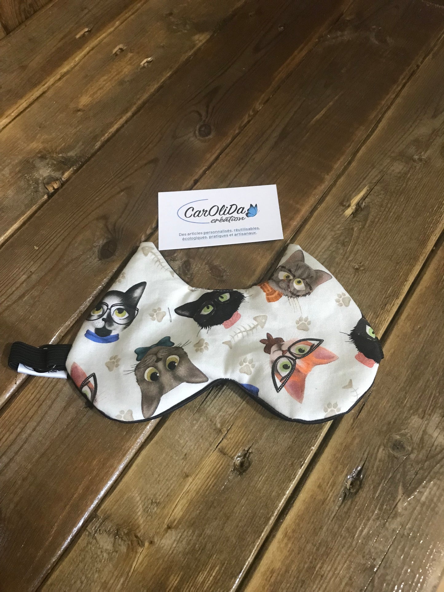 Masque de sommeil - Format chat, chat