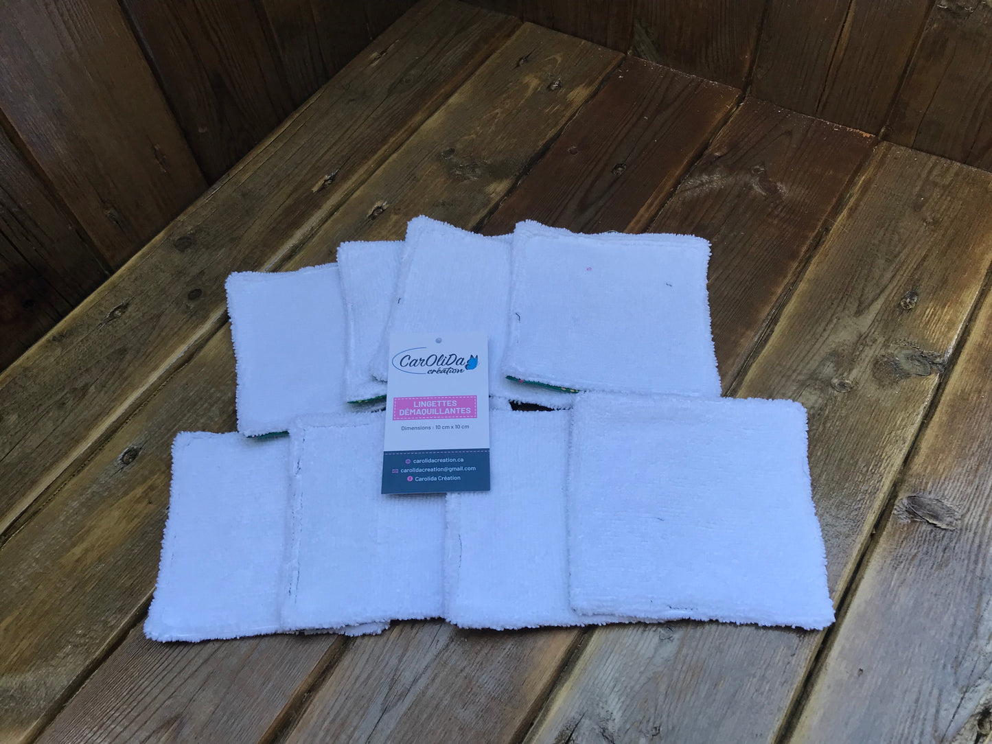 Lingette démaquillante hibou, hérisson