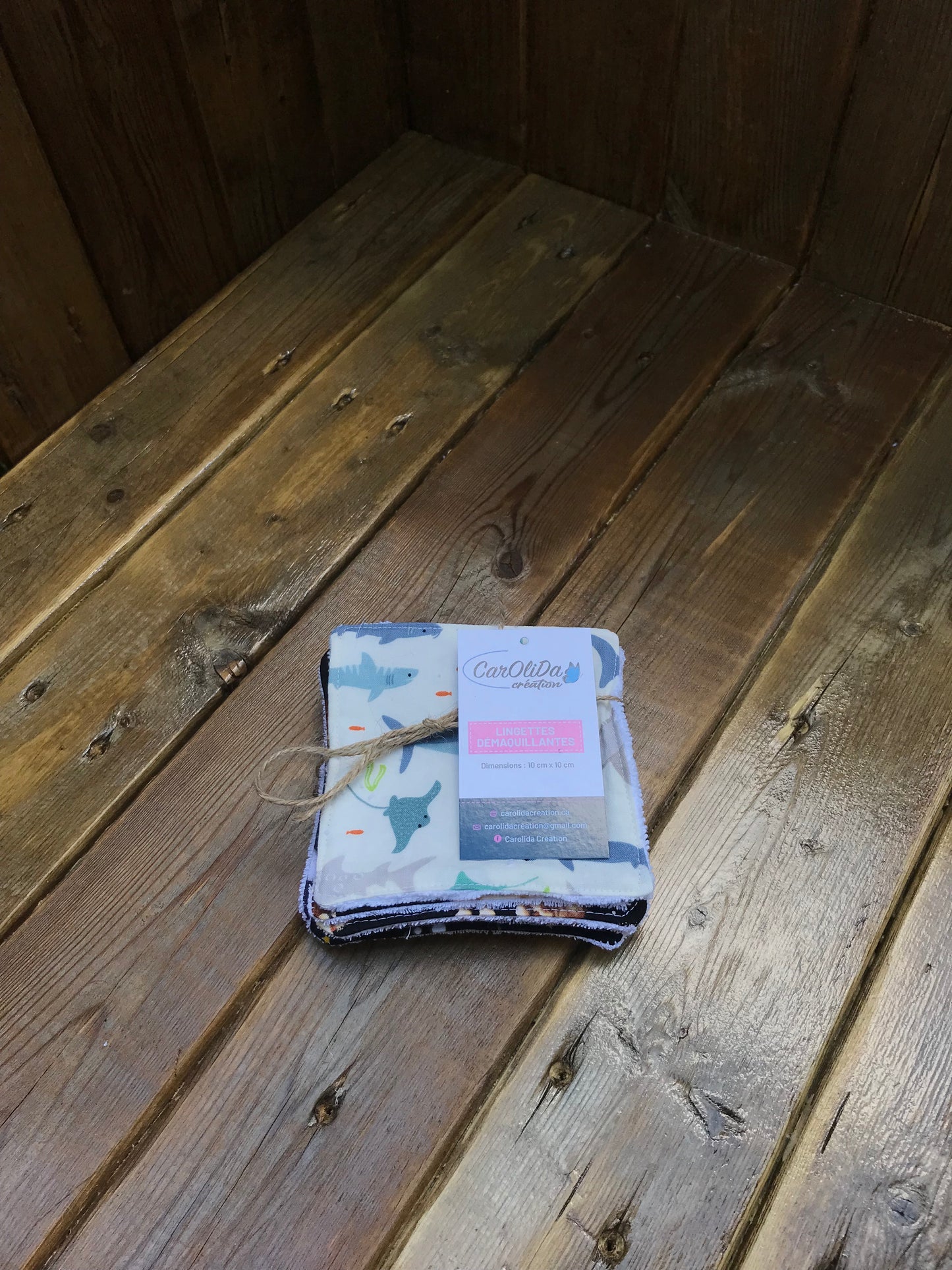 Lingette démaquillante Ours, renard...