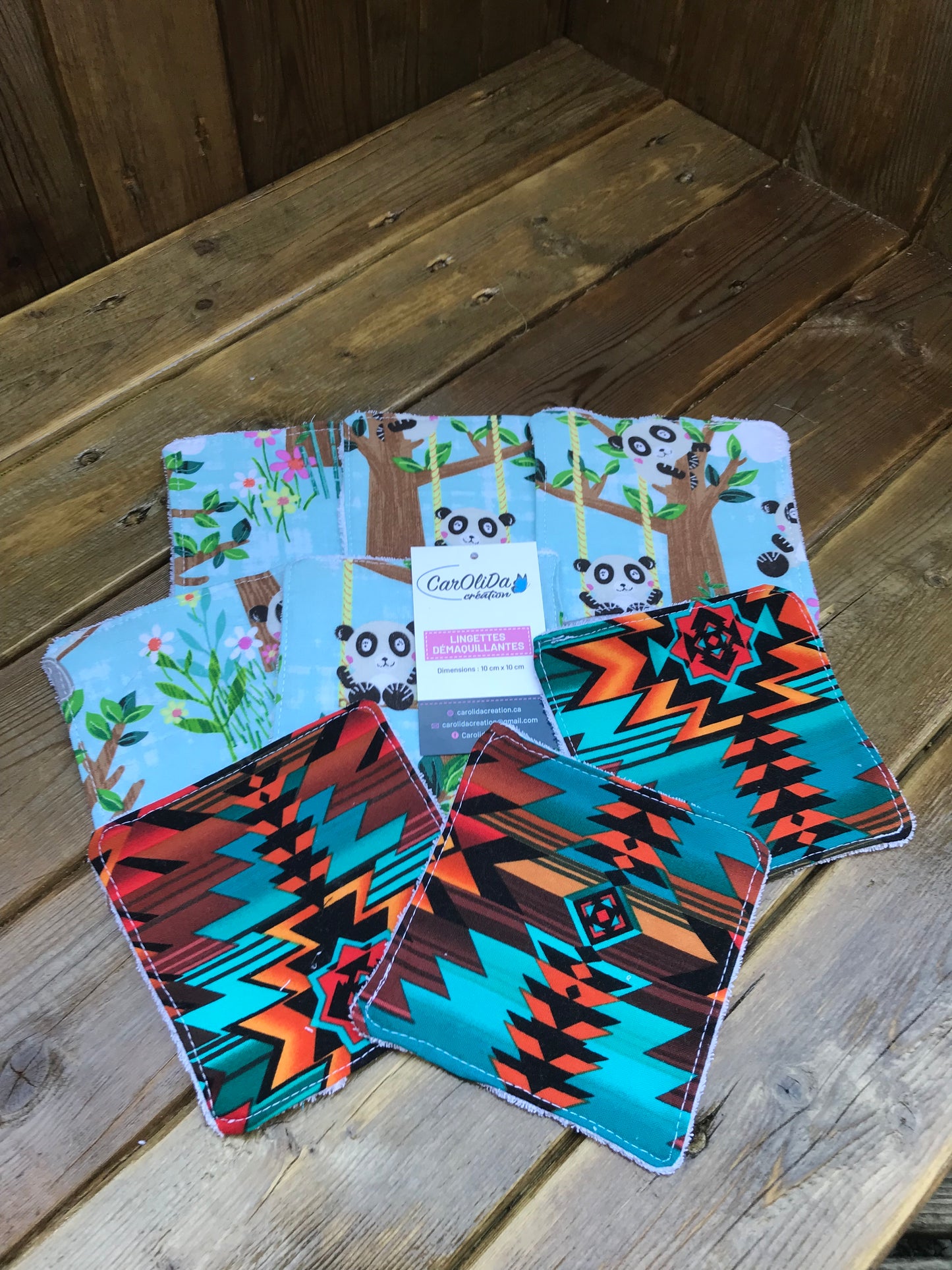 Lingette démaquillante panda et autre