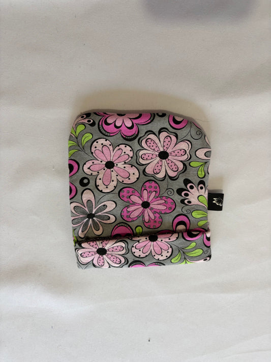 Mitaine porte savon Fleur grise