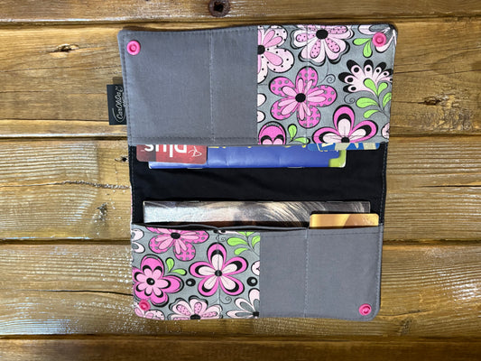 Protège carnet santé Fleur