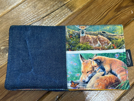 Protège carnet santé Animaux sauvages (Cerf et renard)