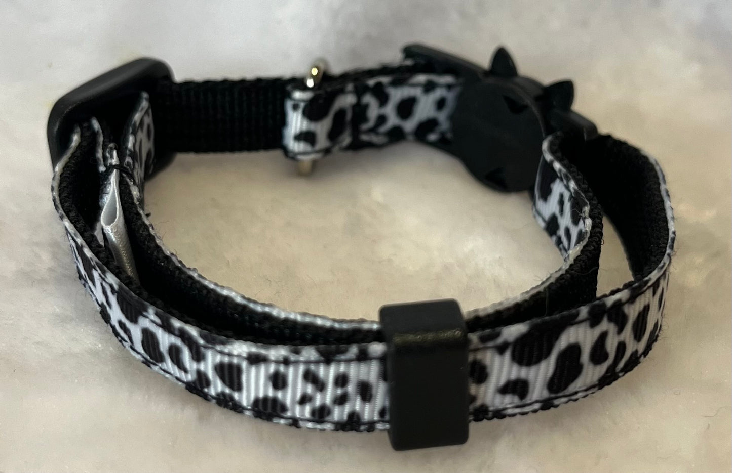 Collier pour chat - blanc & noir