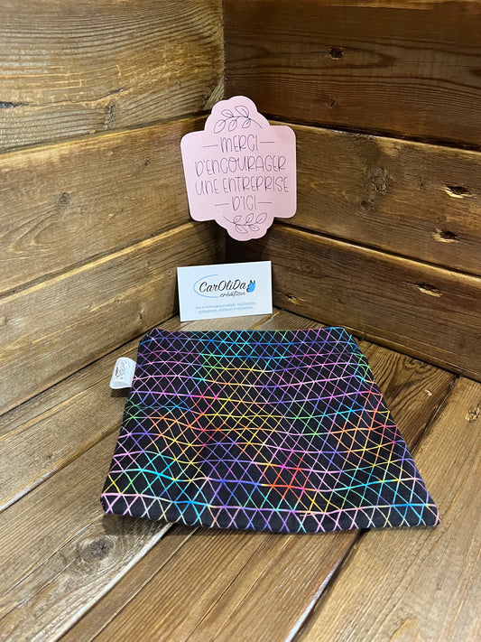 Ensemble sac réutilisable doublée - Multicolore